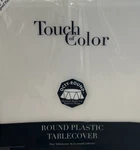 Round Tablecloth Plastic Clear 82" Decoration Party Supply New. Price: $14.99.
