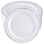 Bucla 100PIECES Silver Plastic Plates - 10.25INCH, New. Price: $63.99.