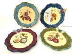 Tracy Porter Papillion Dessert Plates Set Of 4 "live Your Fantasy" New (other). Price: $22.00.