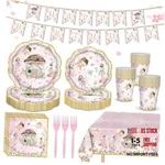 Fairy Birthday Decorations Serve 24 Guests Party Supplies Disposable New. Price: $39.50.
