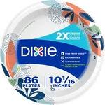 Dixie Large Paper Plates, 10 Inch, 86 Count, 2X (pack Of 1), White New. Price: $18.90.