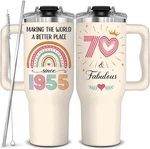70TH Birthday Gifts For Her, Women - 1955 40OZ, New. Price: $32.84.