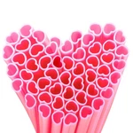 Prurex Heart Shaped Pink Straws 8MM Individually Pcs, New. Price: $16.64.