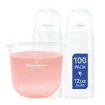 Repurpose Disposable Stemless Glasses, 12OZ, 100 Cups, Transparent New. Price: $59.70.