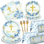 God Bless Plates And Napkins Baptism First Holy Communion Party Tableware Dec... New. Price: $28.15.