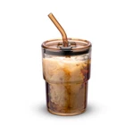 Bluepolar 13OZ/400ML Tumbler Water Glass, Cups With Straw Ounces, Amber New. Price: $20.70.