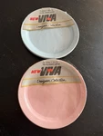 Vtg 1987 Viva Designer Collection Plastic Plates Pink Blue Ice 10 New Sealed. Price: $19.99.