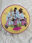 Set Of 4 Mary Kay Girlfriends Collection Ceramic 8" Plates Pink Scallop Edge New. Price: $20.00.