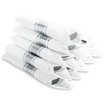 N9R 30 Pack Pre Rolled Plastic Cutlery Set, Wrapped Silverware.... Price: $34.32.