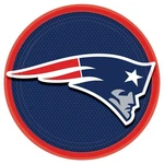 New England Patriots Nfl Football Sports Banquet Party Bulk 9" Dinner Plates. Price: $11.99.