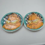 Vintage Garfield Party Paper Plates Lot Of 2 3/4 Inch Size Total 16 Usa New. Price: $16.95.