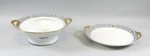 Haviland Rani Porcelain Handled Cake Plate + Round Vegetable Bowl Missing Lid Used. Price: $95.00.