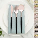 24 Disposable Plastic Cutlery Spoon Fork And Knife Set Party Events Supplies New. Price: $11.77.