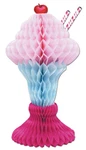 Beistle Tissue Ice Cream Sundae - 50'S/ROCK & Roll Party Supply Decoration New. Price: $14.10.