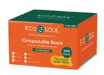 Ecosoul Compostable 16 Oz Bowls Disposable Friendly 400 Count Bulk Pack New. Price: $48.00.