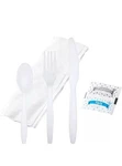 Bulk Heavy Weight Cutlery Individually Wrapped White Plastic 40 Unit New. Price: $13.00.