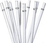 Alink 10.5 Tritan Hard Plastic Clear Straws, Long Inch, New. Price: $10.69.