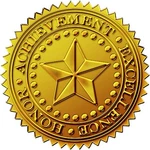 Great Papers! Star Embossed Official Gold Foil Certificate Seal For. Price: $13.99.
