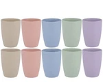 Luckyzone Wheat Straw Reusable Cup (12 Oz) Count (pack Of 1), 10PCS/5COLOR. Price: $27.46.