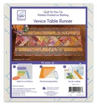 June Tailor Quilt As You Go Venice Table Runner Pre-printed Batting Pkg New. Price: $18.00.