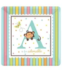 Amscan Fisher Price Boy Or Girl Baby Shower Party Abc Paper Plate 101/4 Square New. Price: $17.99.