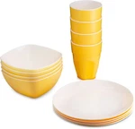 Reusable Plastic Party Dinnerware SET(12PCS) Ideal For Kids Fancy Hard Plasti... New. Price: $16.33.