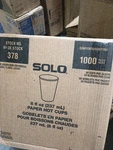 Dart Solo 8 Oz White Poly-coated Paper Hot Cup 1,000/CASE. 155 New. Price: $56.09.