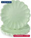 Natnarr 30 Pcs Sage Green Paper Plates 7.5 Inch Shell Edge Easter Disposa New. Price: $16.13.