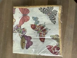 Retired Mackenzie Childs Butterfly Garden Cocktail Napkins New Package. Price: $24.95.