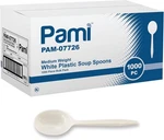 Pami Plastic Utensils 1000 Ct Bulk Medium Weight Disposable Forks Knives Spoons New. Price: $21.53.