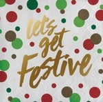 Let's Get Festive Beverage Napkins New. Price: $14.99.
