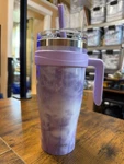 Zukro 40 Oz. Flip Lid, Straw, Handle Tumbler 34 Hr Cold Drink Cup, New.. Price: $24.98.