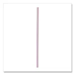 Red Wrapped Jumbo Disposable Plastic Straws, 7.75 In., 400/PACK, 25 Packs/carton New. Price: $72.30.