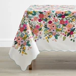 New Rifle Paper Co. Garden Party Tablecloth - Pink, 70 In. X 90. Price: $46.99.