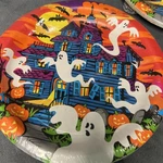 Designware Halloween Plates Haunted House Ghost Pumpkin Paper Party 9 Nos New. Price: $27.95.
