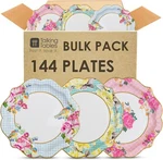 Talking Tables 144 X Pretty Floral Disposable Paper Plates Bulk Pack 9, Pink New. Price: $60.18.