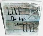 Coastal Paper Luncheon Napkins 13"X13 40 Ct Ply Live The Life You Love New. Price: $9.89.