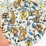 4-EATON Fine Dining Cheetah Floral Print Appetizer Salad Dessert Plates-choice Used. Price: $49.87.