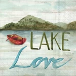 Boston International Disposable 3-PLY Lake Love Paper Cocktail Napkins, 20-COUNT New. Price: $9.99.