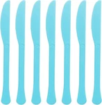 50 Pack Light Blue Plastic Knives Heavy Duty Amscan All Occasions Disposable New. Price: $13.99.
