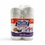 Hefty Supreme 6" Foam Disposable Snack Plates - 320 Count New. Price: $11.45.