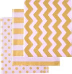 120 Sheets Gold Tissue Paper, Christmas Metallic Gift Wrapping Bulk For New. Price: $14.11.