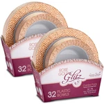 Laura Stein Designer Dinnerware Set 64 Disposable Plastic Party Bowls Whi... New. Price: $62.90.