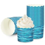 Jarthenaamcs 100PCS Ocean Wave Paper Baking Cups Blue 2.8 Inches New. Price: $22.70.