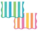 Caspari Die-cut Assorted Note Cards, Cafe Stripe Box Of 8 (96615.46) New. Price: $19.99.