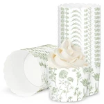 Jarthenaamcs 100PCS Sage Green Floral Paper Baking Cups White Wildflowe... New. Price: $25.44.