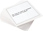 Five Star Funny 50TH Birthday Quotes White Cotton Cocktail Napkins Luxury New. Price: $64.99.