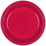 Fun Express Apple Red Disposable Round Plastic Dessert Plates 7", 20 Counts New. Price: $16.04.