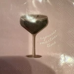 Graphique Espresso Martini 40 Triple-ply Paper Cocktail Napkins Pink New. Price: $20.00.