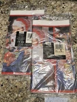 2- Vtg Amscan Santa Cover Nappe Tablecloth Rectangle 54X96" New. Price: $22.21.